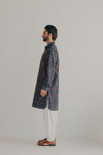 Load image into Gallery viewer, Indigo Flux Kurta