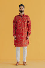 Load image into Gallery viewer, Rustic Ember Kurta