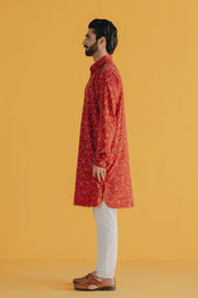 Rustic Ember Kurta