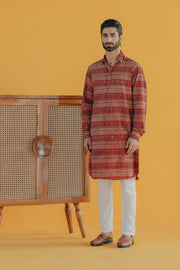 Sands of Sindh Red Kurta